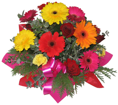 Karisik mevsim çiçeklerinden buket  İsparta hediye sevgilime hediye çiçek 