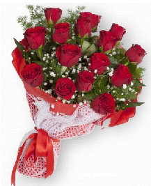 11 kırmızı gülden buket  İsparta güvenli kaliteli hızlı çiçek 