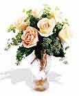  İsparta çiçek siparişi sitesi  6 adet sari gül ve cam vazo