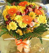  İsparta hediye çiçek yolla  karma büyük ve gösterisli mevsim demeti 