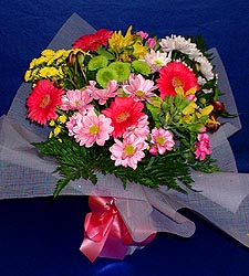 karisik sade mevsim demetligi   İsparta 14 şubat sevgililer günü çiçek 