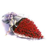  İsparta 14 şubat sevgililer günü çiçek  101 adet kirmizi gül buketi - daima sevenler 