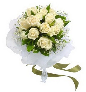  İsparta online çiçekçi , çiçek siparişi  11 adet benbeyaz güllerden buket