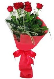Çiçek yolla sitesinden 7 adet kırmızı gül  İsparta internetten çiçek satışı 
