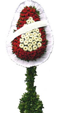 Çift katlı düğün nikah açılış çiçek modeli  İsparta İnternetten çiçek siparişi 